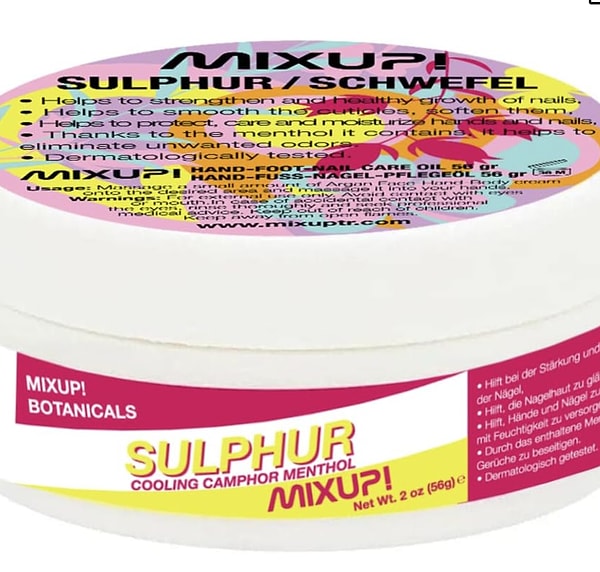 Mixup! Sulphur Tırnak Bakım Yağı 56 gr