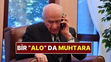 Devlet Bahçeli Beykoz Kavacık Muhtarına Teşekkür Telefonu Açtı