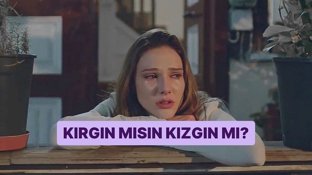 Evet/Hayır Testine Göre Kızgın mısın Kırgın mı?