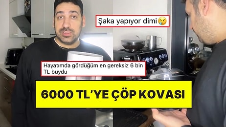 Yalnızca Kahve Posasını Dökmek İçin Üretilen 6 Bin TL’lik Çöp Kutusunu Satın Alan Adam