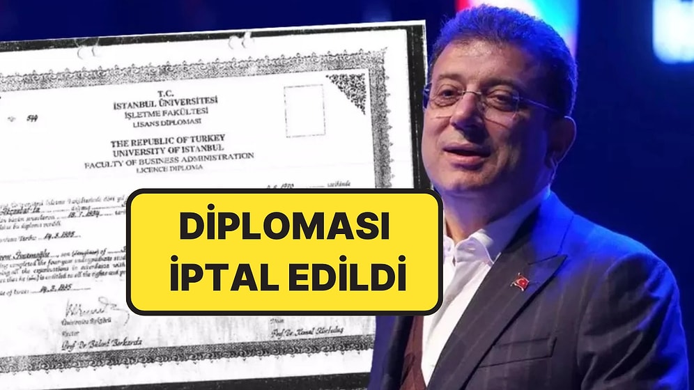 Tüm Planları Bozuldu: Ekrem İmamoğlu'nun Diploması İptal Edildi