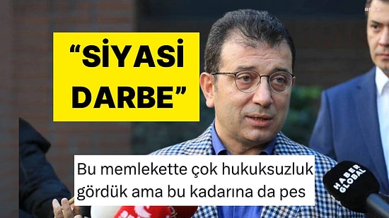 Ekrem İmamoğlu'nun Diplomasının İptali Kararına Gelen İlk Tepkiler