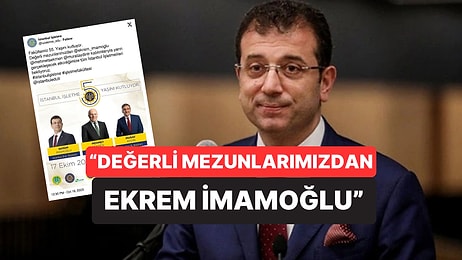 İstanbul Üniversitesi İşletme Fakültesi'nin 2023 Paylaşımı Gündemde: "Değerli Mezunlarımızdan Ekrem İmamoğlu"