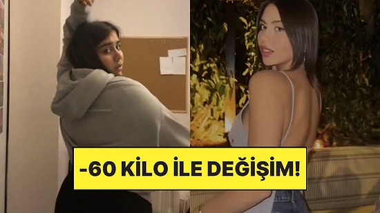 60 Kilo Veren Genç Kadın Değişimini Paylaşmasıyla Viral Oldu