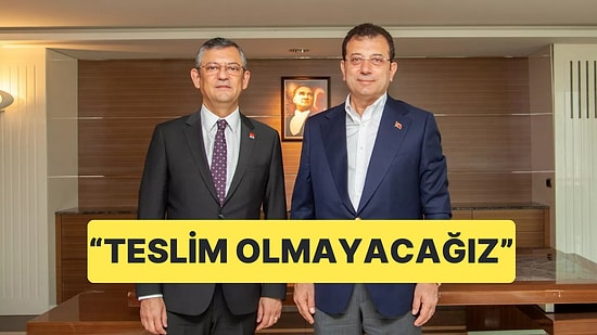 Ekrem İmamoğlu'nun Gözaltına Alınmasına Özgür Özel'den Tepki