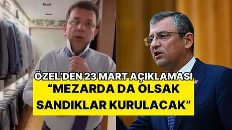 Ekrem İmamoğlu Gözaltında: Özgür Özel’den 23 Mart Seçim Açıklaması