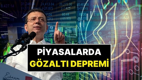 Ekrem İmamoğlu’na Gözaltı Kararı Sonrası Piyasalarda Deprem: Borsa İkinci Kez Devre Kesti!