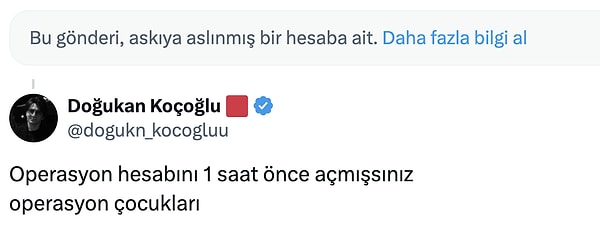 Yapılan şikayetlerin ardından iki hesap da kapatıldı.