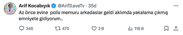 Arif Kocabıyık'ın açıklaması 👇