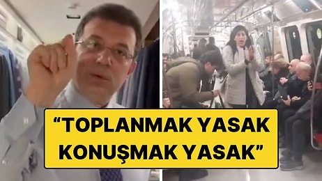 Vatandaştan Ekrem İmamoğlu'na Destek: Gözaltı Kararı Metroda Protesto Edildi!