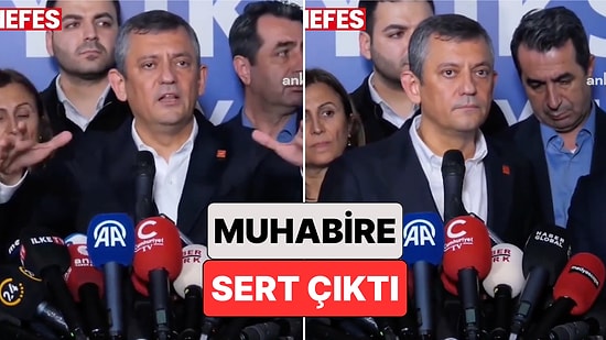 CHP Lider Özgür Özel "Suç Örgütü Lideri Olarak Geçiyor" Diyen Muhabire Sert Çıktı