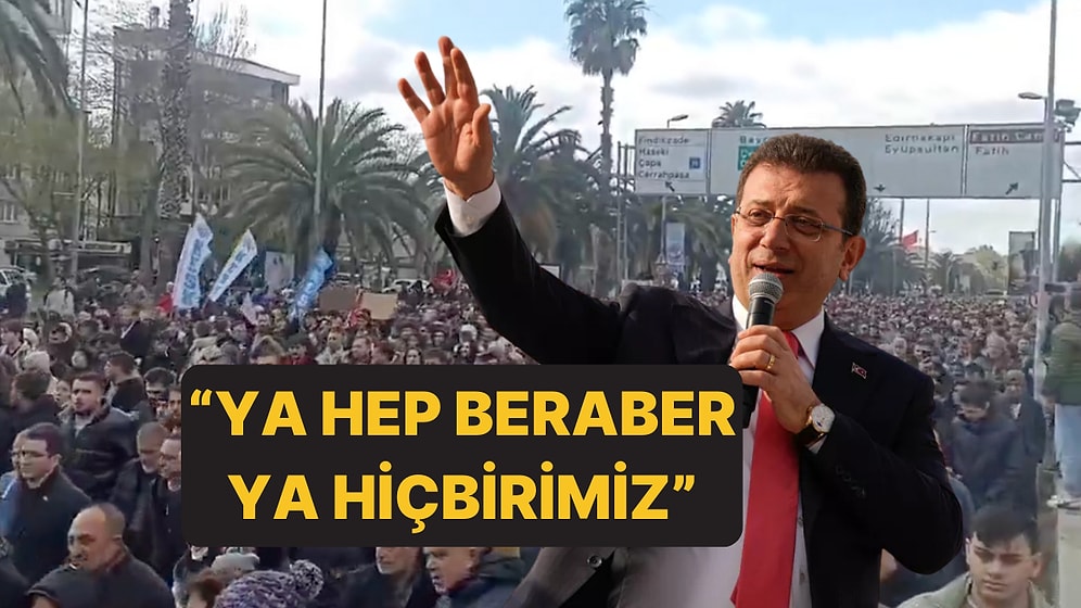 Ekrem İmamoğlu'nun Gözaltısı Sonrası Halk, Vatan Caddesi'nde Toplanmaya Başladı