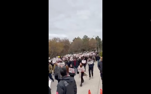 İstanbul Üniversitesi'ndeki eyleme Boğaziçi, İTÜ ve Yıldız Teknik Üniversitesi'nden de destek gelmişti.