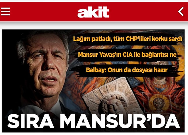 İBB Başkanı Ekrem İmamoğlu Gözaltına Alındı! Yeni Akit: ''Sıra Mansur Yavaş'ta''  Dedi