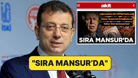 İBB Başkanı Ekrem İmamoğlu Gözaltına Alındı! Yeni Akit: ''Sıra Mansur'da'' Dedi