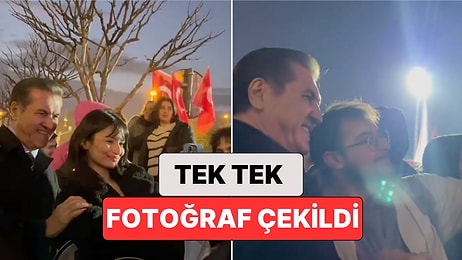 CHP Milletvekili Mustafa Sarıgül Saraçhane Meydanı'nda Toplanan Halkla Tek Tek Fotoğraf Çektirdi