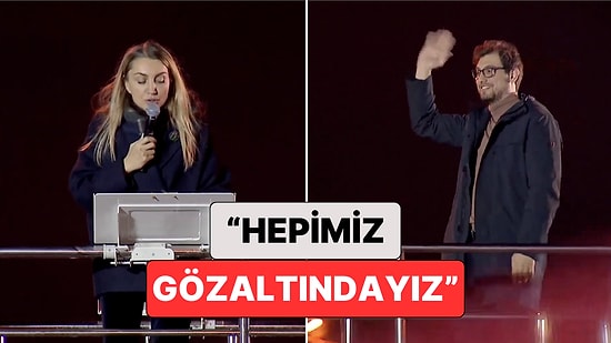 Ekrem İmamoğlu'nun Eşi Dilek İmamoğlu Saraçhane'de Konuşma Yaptı