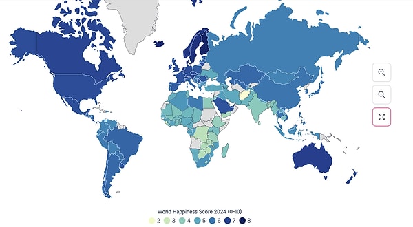 Dünyanın en mutlu ülkeleri belli oldu.