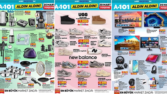 A101'e New Balance Ayakkabı Modelleri Geliyor! 20 Mart 2025 A101 İnternete Özel Aldın Aldın Kataloğu