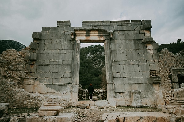 Olympos, located in the Kumluca district of Antalya, dates back to the 2nd century BC when it was one of the most important cities in the ancient Lycian League.