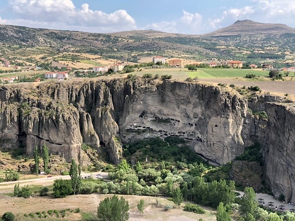 The man-made caves in the Kirmir Valley date back thousands of years and were once used as homes and places of worship.