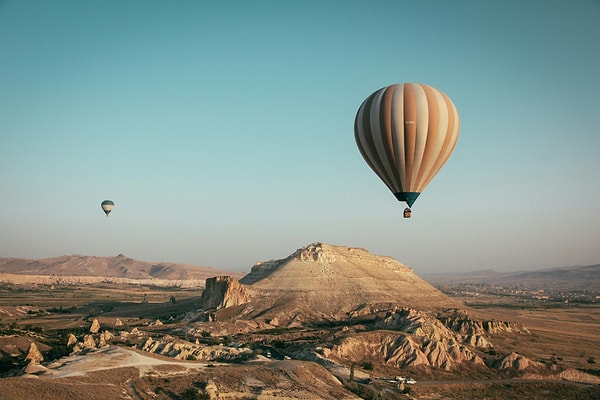 Hot air balloon rides in Cappadocia