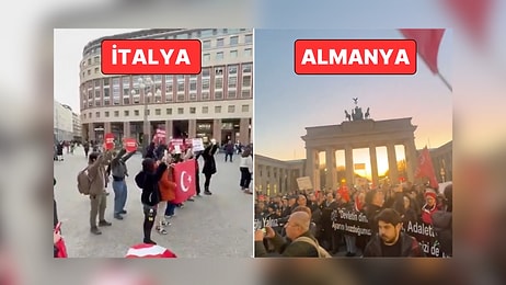 İtalya ve Almanya'da da Türkler Ekrem İmamoğlu İçin Destek Yürüyüşü Yaptı