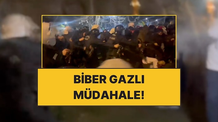 Saraçhane'de Polis Müdahalesi: İmamoğlu'nun Gözaltına Alınmasını Protesto Eden Kalabalığa Biber Gazı Sıkıldı