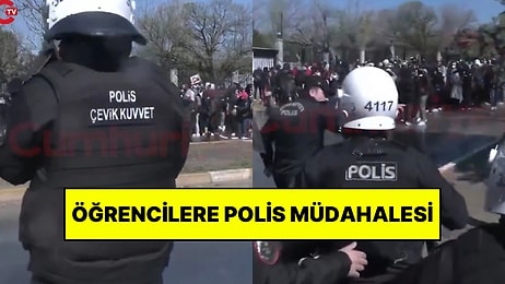 İzmirli Öğrencilere Polis Müdahale Ederken Tazyikli Suyun Gökkuşağı Oluşturması Dikkat Çekti