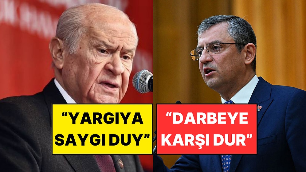 Devlet Bahçeli 'Uyardı' CHP Lideri Özgür Özel Tavsiye Verdi