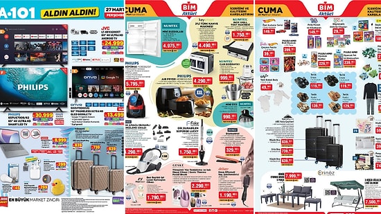 İndirim Günleri Başlıyor! 22 - 28 Mart Haftasında A101, BİM ve ŞOK Aktüel Ürünler Listesinde Ne Var?