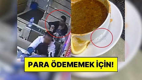 İçtiği Çorbanın Parasını Ödemek İstemeyen Vatandaş Göğüs Kıllarını Tabağa Koydu