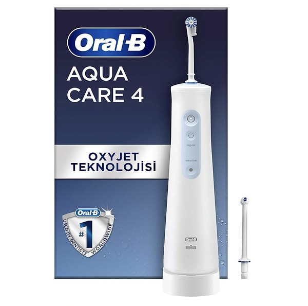 3. Oral-B AquaCare Series 4 Ağız Duşu - Oxyjet Teknolojisine Sahip