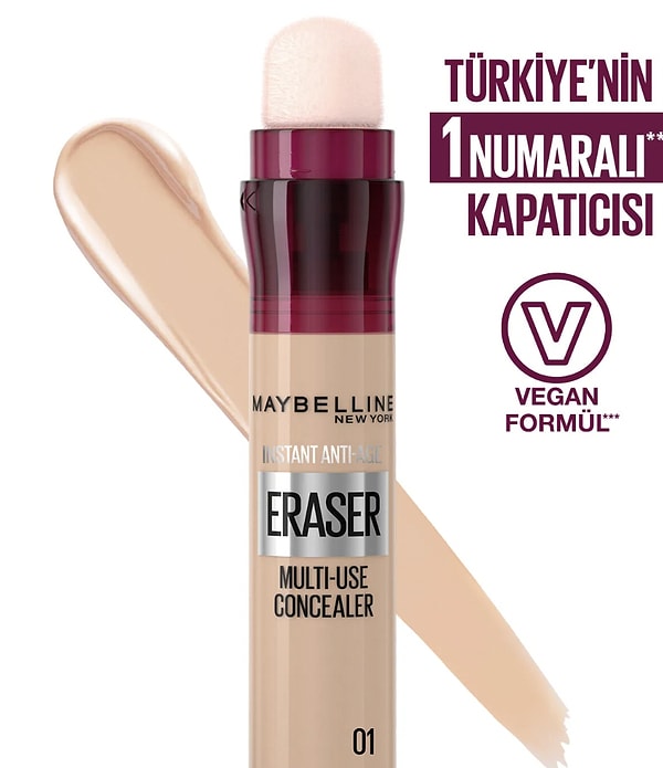 11. Maybelline New York Instant Anti Age Eraser Kapatıcı - 01 Light Concealer