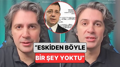 Prof. Dr. Behçet Yalın Özkara Ekrem İmamoğlu'nun Diploma İptali Meselesini Tek Tek Anlattı