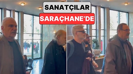 Sanat Camiasından Bazı İsimler Ekrem İmamoğlu'na Destek İçin Saraçhane'ye Gitti