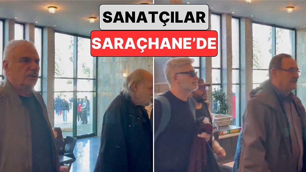 Sanat Camiasından Bazı İsimler Ekrem İmamoğlu'na Destek İçin Saraçhane'ye Gitti