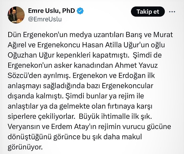 Uğur adının geçtiği bu tweeti ekran görüntüsü alarak paylaştı ve üstüne "Dükkan açık! Siz vurduğunuzda da kapatmamıştık. Gel bak istersen. Ah pardon… Gelemezsin!" yazdı.