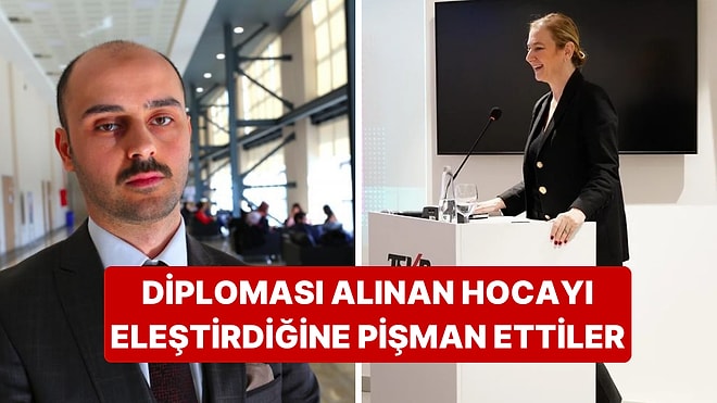 Galatasaray Üniversitesi'nde Diploması Alınan Aylin Saybaşılı'yı Eleştiren Selman Öğüt'ü Pişman Ettiler