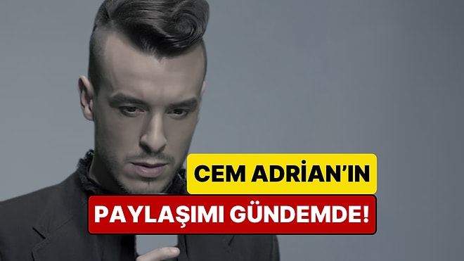 Cem Adrian’ın İmamoğlu’nun Gözaltına Alınmasına Tepkiler Sürerken Yazdıkları Gündem Oldu