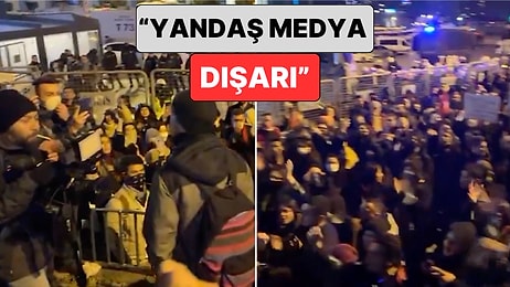 Yayını Kesmek Zorunda Kaldılar: Çağlayan Meydanı'nda "Yandaş Medya Dışarı" Sloganları Atıldı