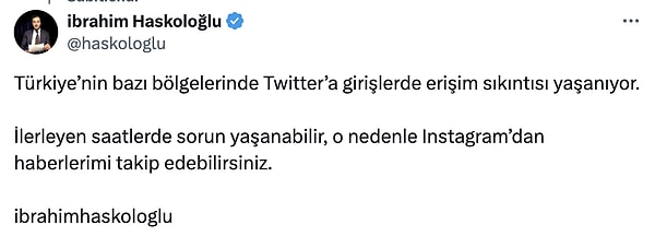 İşte, İbrahim Haskoloğlu tarafından yapılan o uyarı👇