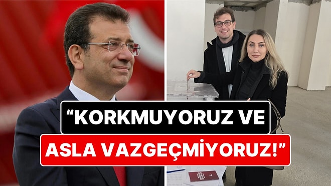 Dilek İmamoğlu ve Selim İmamoğlu CHP Ön Seçimi İçin Sandık Başında Oylarını Kullandı!