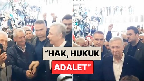 İmamoğlu İçin Oyunu Kullanan Mansur Yavaş Vatandaşların "Hak, Hukuk, Adalet" Sloganlarına Eşlik Etti