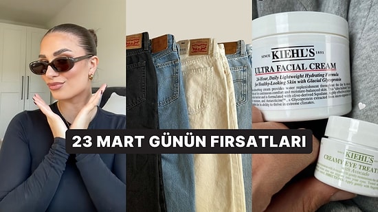 Bugün İndirimde Neler Var? Levi's 501 Jeanlerden Kiehl's Ürünlerine 23 Mart 2025 Günün Fırsatları