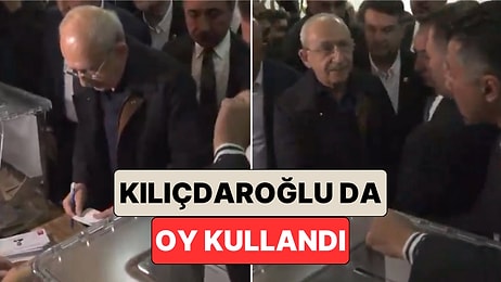 Kemal Kılıçdaroğlu Ekrem İmamoğlu'nun Cumhurbaşkanlığına Adaylığı İçin Oy Kullandı