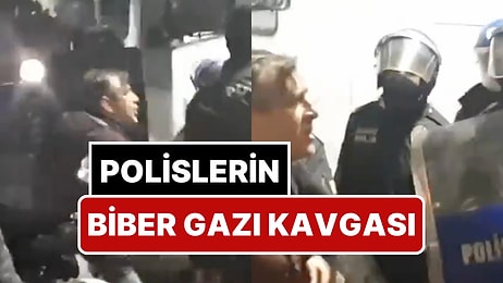 Emniyet Müdür Yardımcısı ve Komiser Arasında Biber Gazı Kavgası