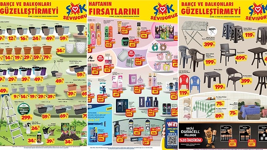ŞOK'a Bahçe Balkon Ürünleri Geliyor! 26 Mart 2025 ŞOK Aktüel Ürünler Kataloğu