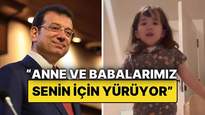 Minik Çocuktan Ekrem İmamoğlu’na Destek Mesajı: "Bir Gün Oradan Çıkacaksın"