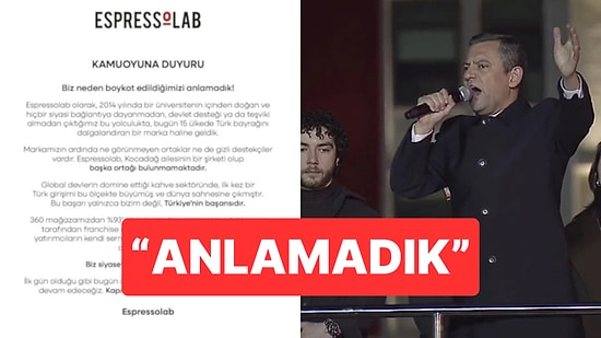 "Boykot" Çağrısı Sonrası Espressolab'ten Kamuoyu Duyurusu: "Neden Boykot Edildiğimizi Anlamadık"